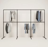 Pamo Design LAS 3 – Industrial Kleiderständer schwarz
