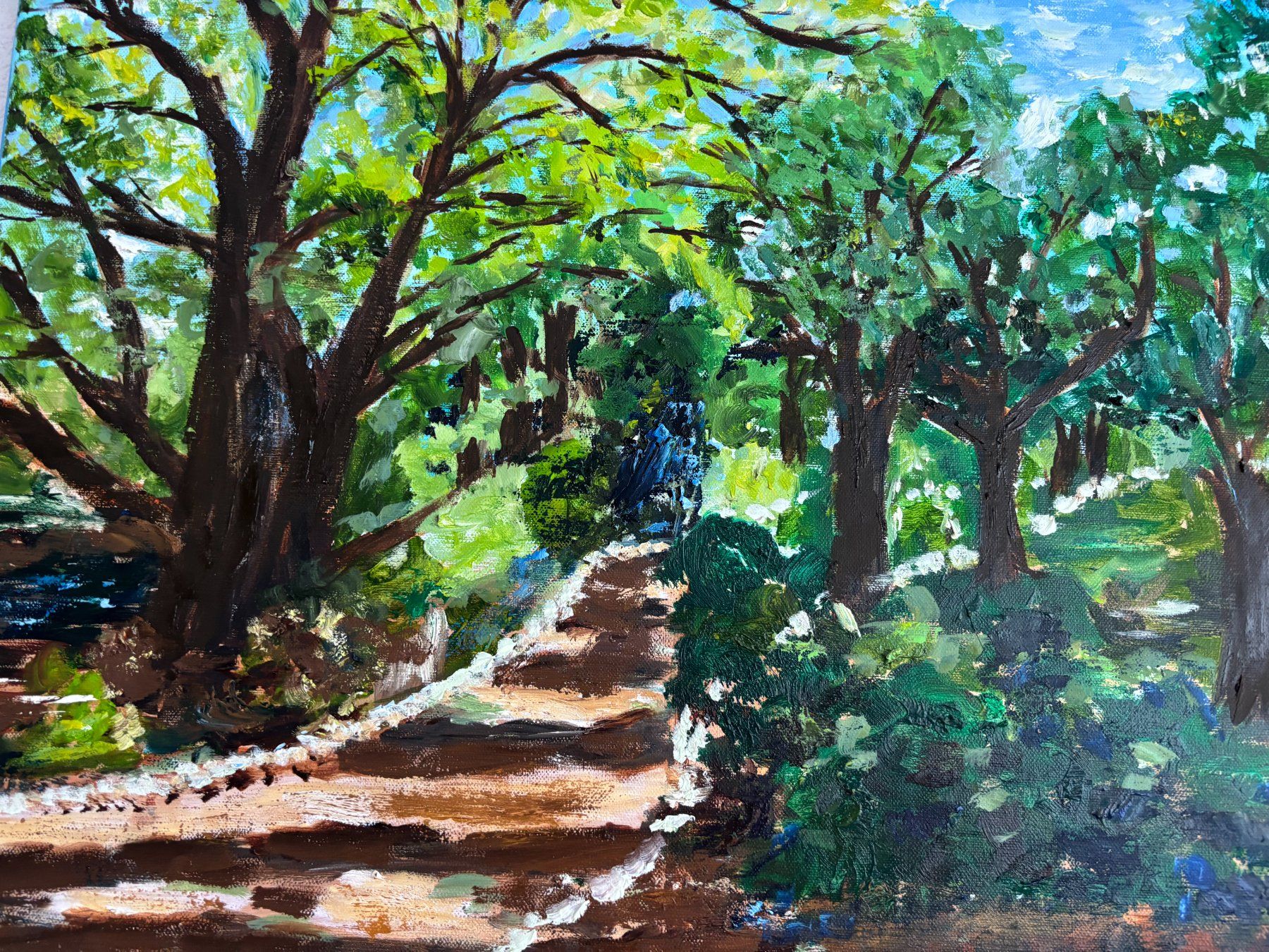 Dipinti: Ölgemälde - In Renoirs Garten – Nuovo (secondo la descrizione) da Cham venduto da Felha 3