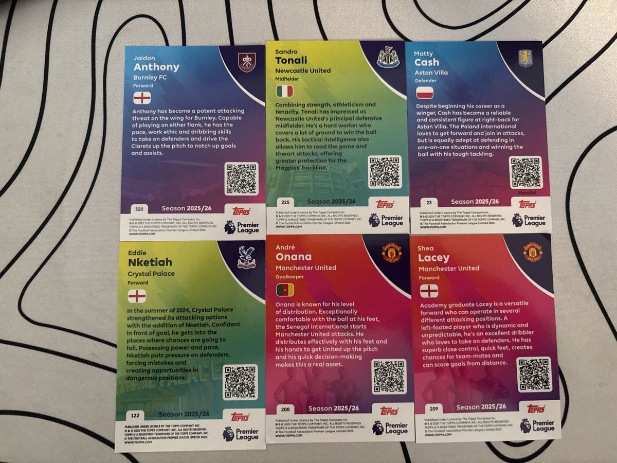 Topps Carte collezionabili: Topps Premier League 25/26 Karten – Nuovo (secondo la descrizione) da Basel venduto da min_xq6x 1