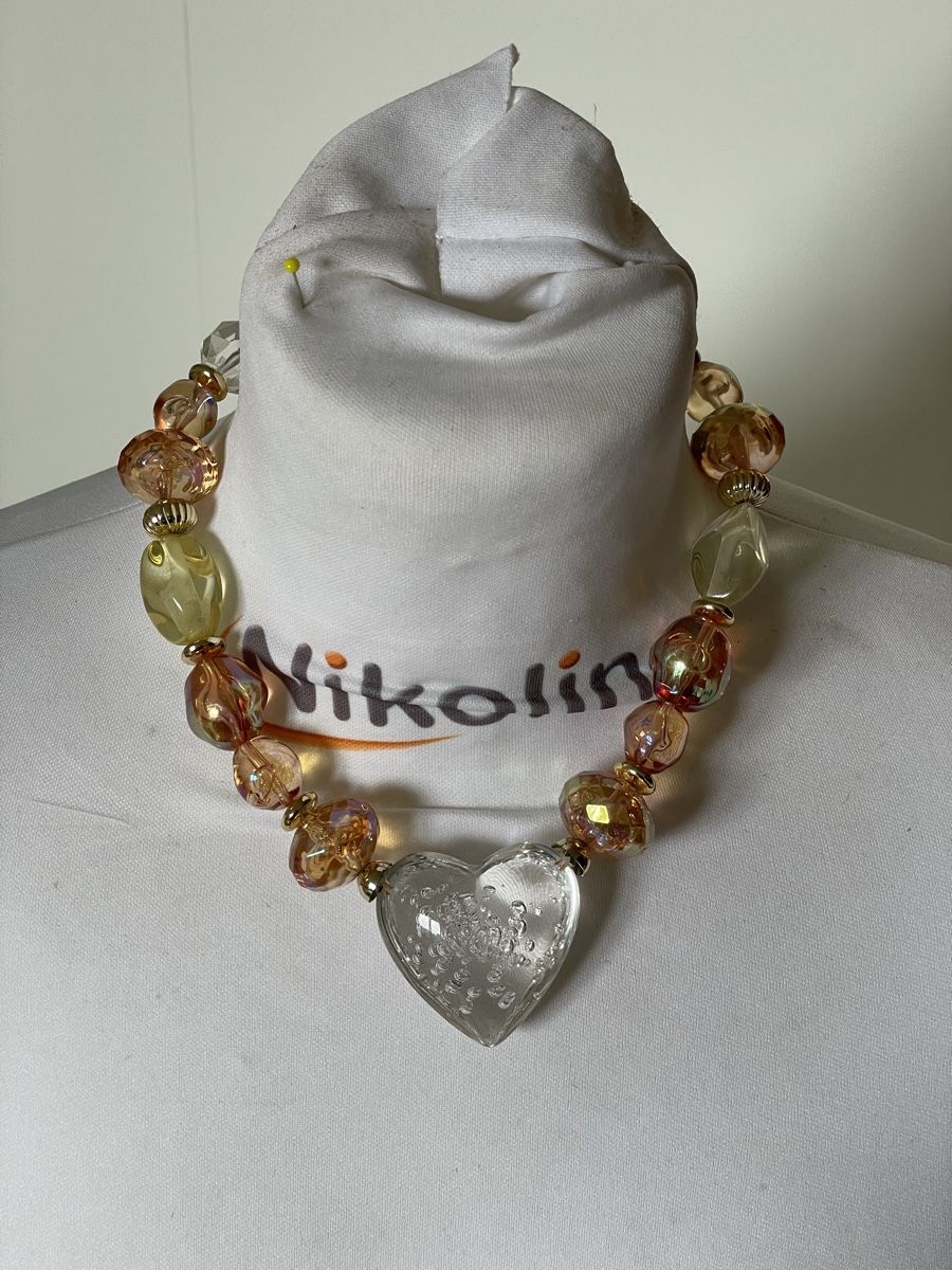 Ketten: Vintage Kette mit Herz aus Kunststoff – Gebraucht aus Winterthur von tat_ky5h 1