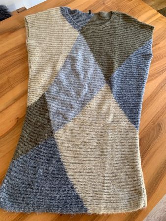 BENETTON Strick Pullover / Pollunder / Kleid mit Mohair S