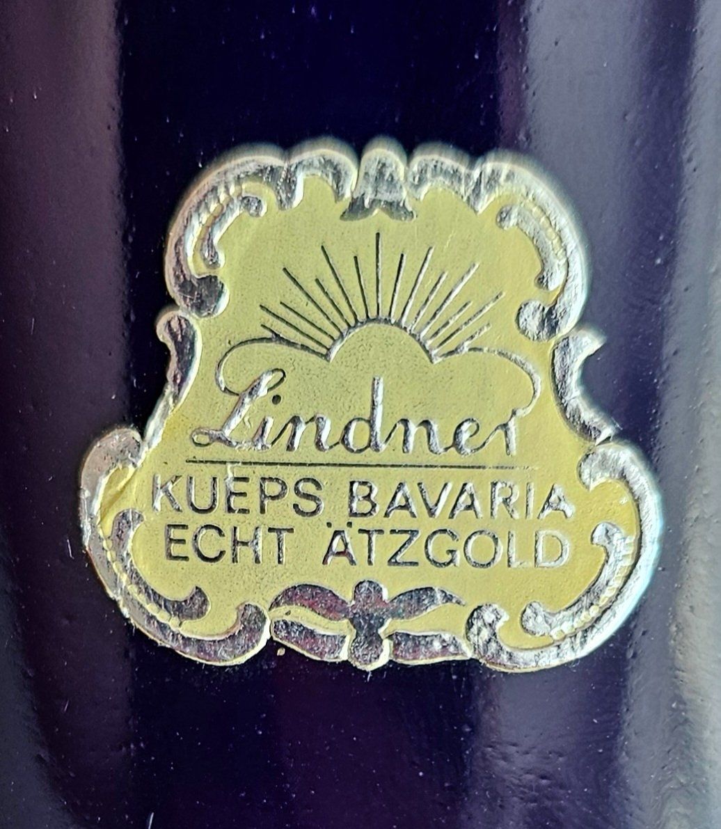 Lindner Vasi & Recipienti: *Lindner* Kueps Bavaria echt Ätzgold – Usato da Bronschhofen venduto da Xena37 3