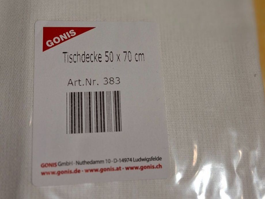 Gonis Kits de loisir créatif: Tischdecke – Neuf avec emballage d'origine à Bretzwil par eri_2gck 1
