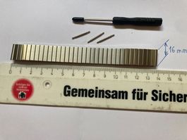 Uhren Armband 16 mm Stahl