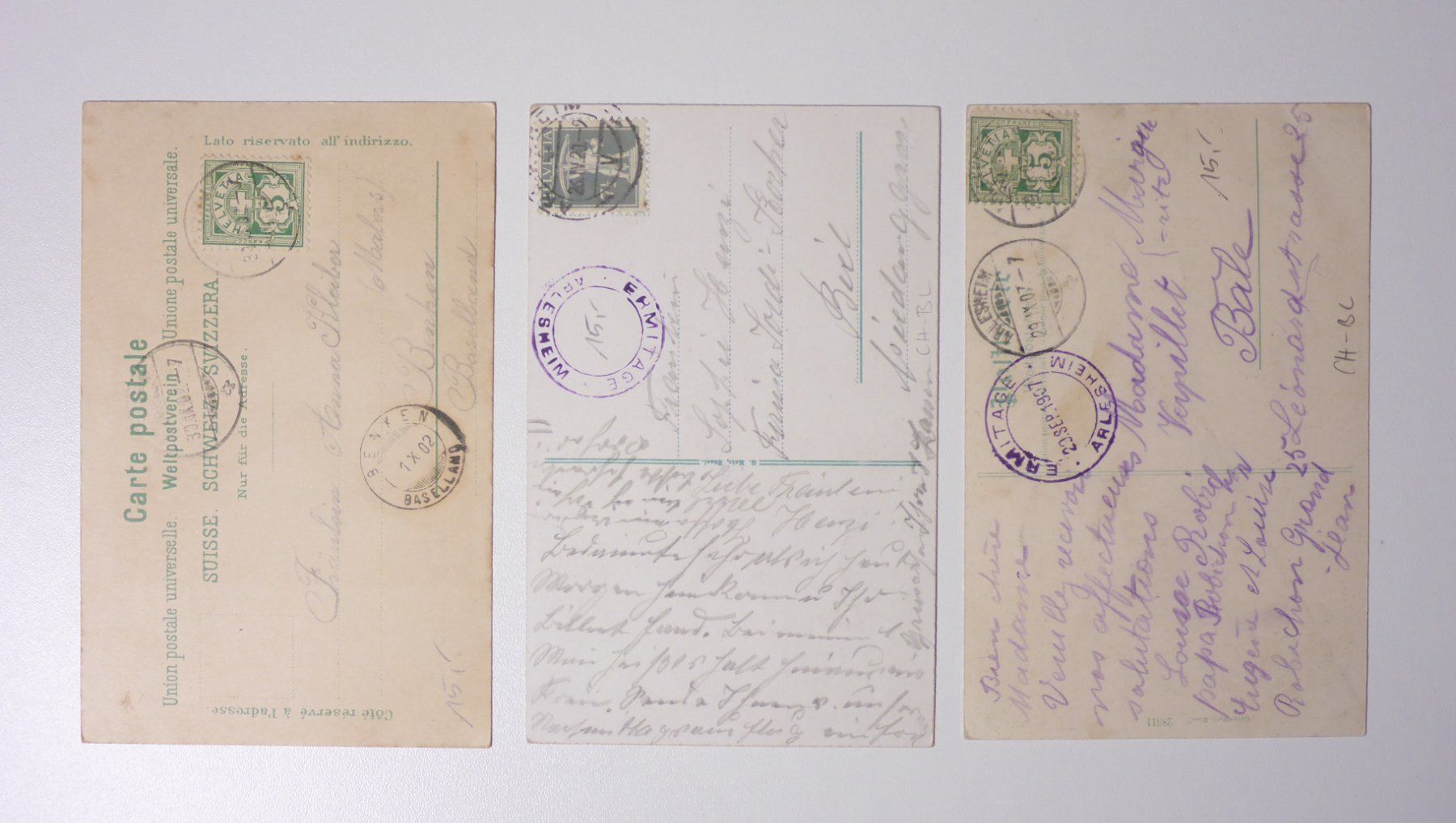 Ansichtskarten: Ansichtskarten: Arlesheim 10 Stk. – Gebraucht aus Erschwil von taglang 1