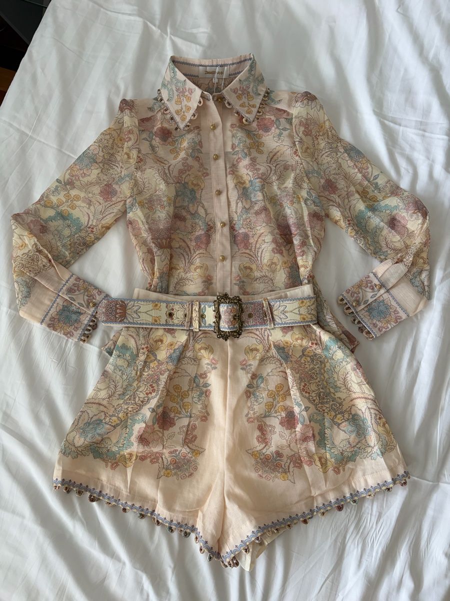 Lotti di vestiti: Linen Blend Blouse & Shorts – Nuovo (secondo la descrizione) da St.Josefen venduto da lop_lh8d 4