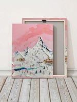 Wandbild Berglandschaft neu gerahmt 💕