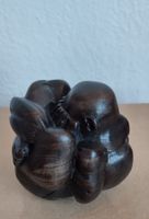handgeschnitzte Holzskulptur aus balinesischem Ebenholz 8 cm