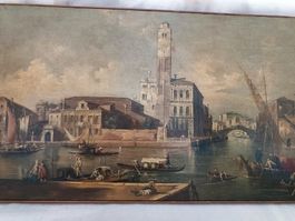 Dipinto antico Venezia cm.60x100