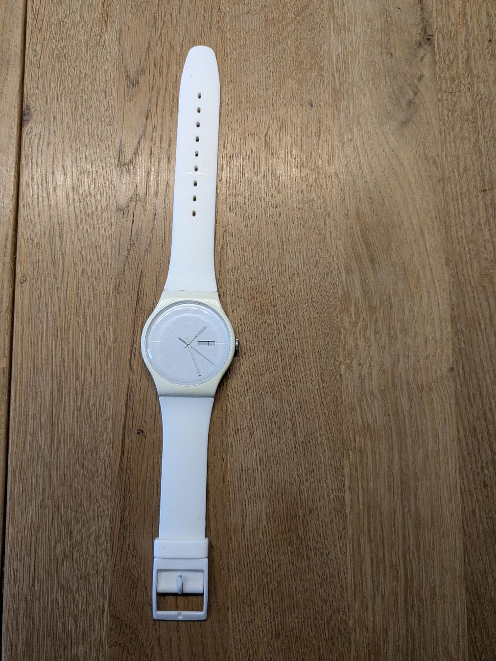 Swatch Orologi: Swatch Uhr weiss – Usato da Frieswil venduto da hosme1988