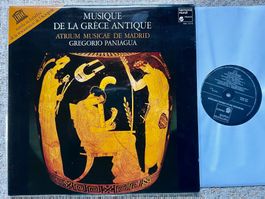 AUDIOPHILE Musique De La Grèce Antique Paniagua LP GEWASCHEN
