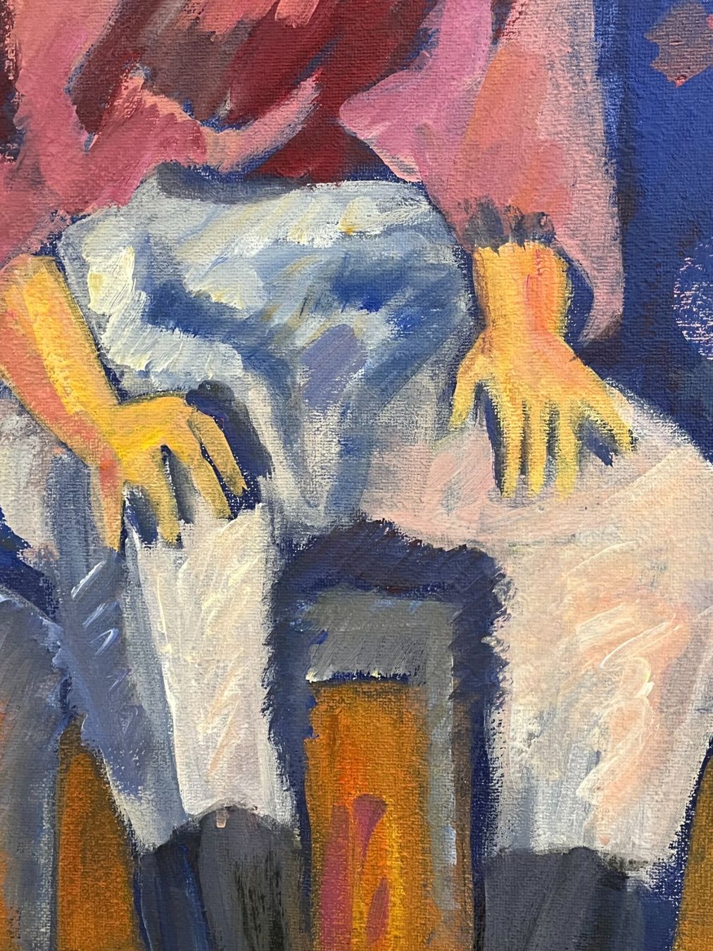 Gemälde: RITA AFFOLTER Ölgemälde Portrait Mädchen signiert – Gebraucht aus Basel von Kaffee_und_Kunst 5