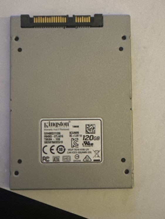 Schnelle Kingston SSD 120 GB -Daten wurde gelöscht (Gebraucht) in ...