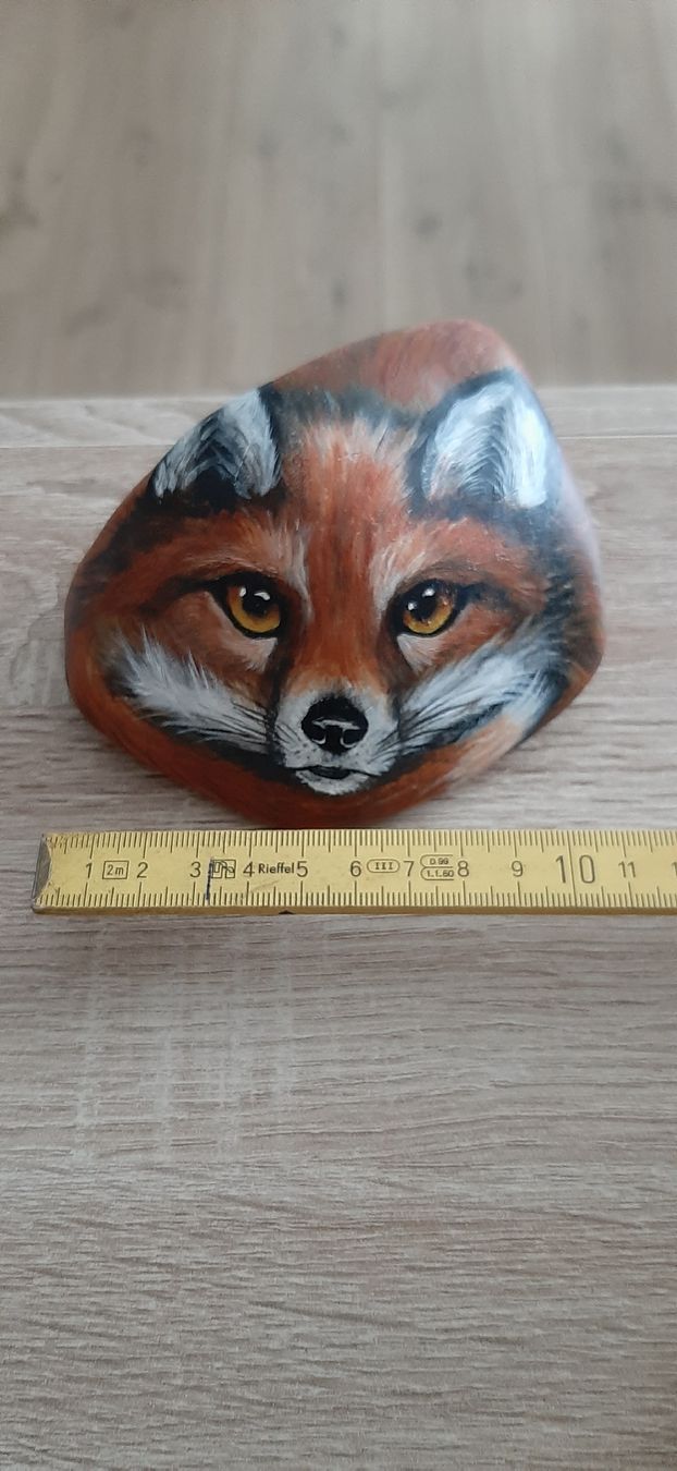 Tutte le decorazioni: Fuchs auf Stein gemalt – Nuovo (secondo la descrizione) da Affoltern am Albis venduto da Fossil60 1