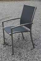 Gartenstuhl Edelstahl Fr.195.- mA, anthrazit, UVP 340.-