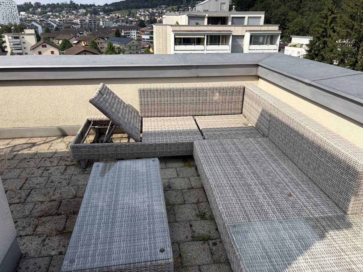Sofas: Garten Lounge Set mit Tisch – Gebraucht aus Horw von MumfMufMuffin 4