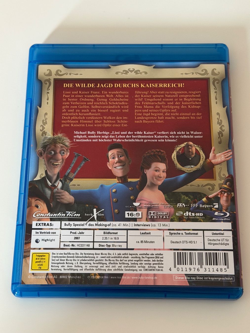 Tutti i DVDs: Blu-ray Lissi und der wilde Kaiser – Usato da Altstätten SG venduto da sheamus 1
