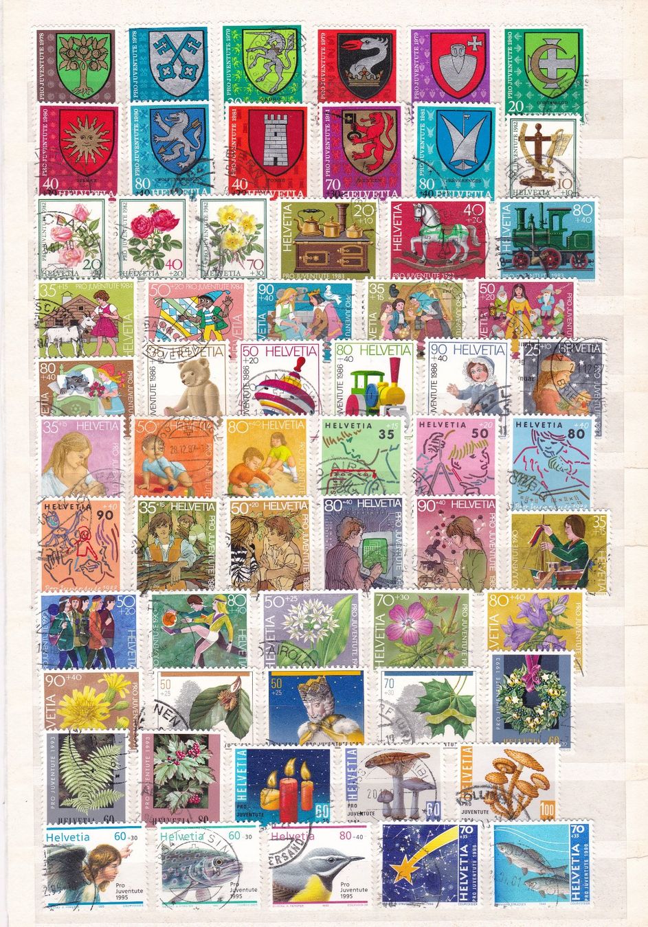 Tous les timbres: PRO JUVENTUTE  Sammlung – D'occasion à Gretzenbach par Sikim 2