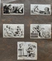 5 x Kupferstich, Johann Rudolf Füssli (1709-1793)