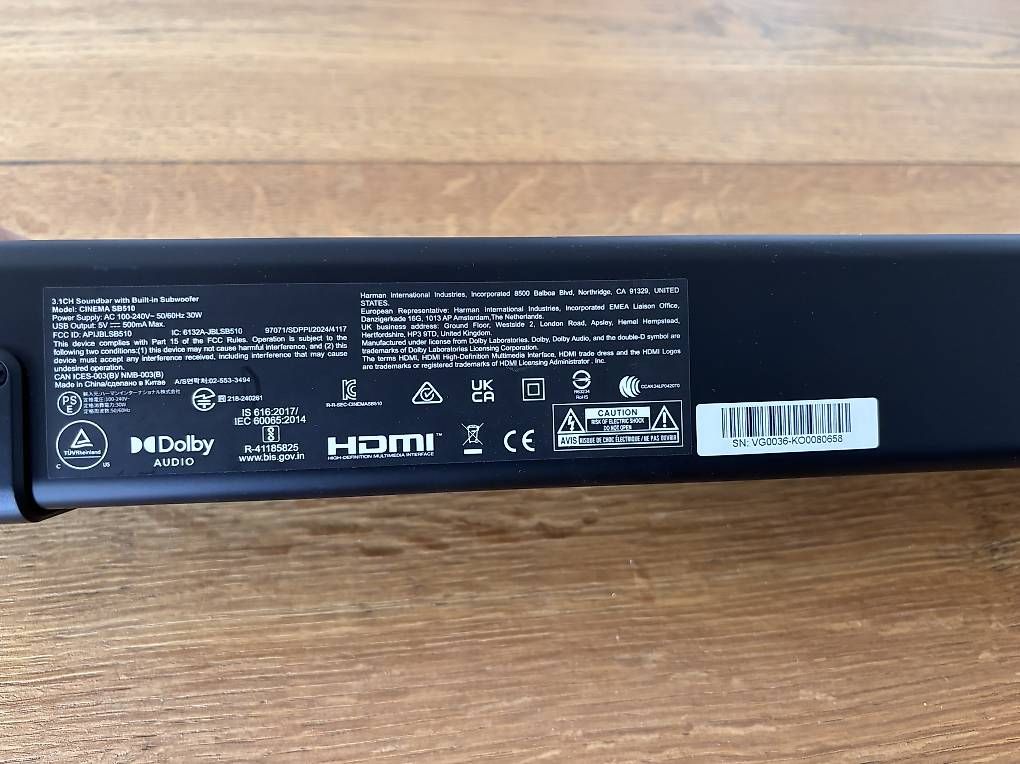 Casse acustiche: JBL Soundbar SB510 – Usato da Steffisburg venduto da Nickg1 1