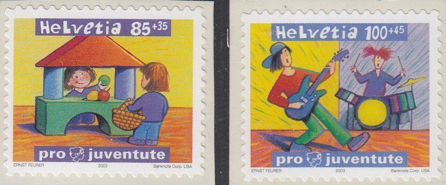 Tutti i francobolli: 2003  Pro Juventutesatz aus dem Markenheft  ** Postfrisch ** – Nuovo (secondo la descrizione) da Adliswil venduto da Aenti