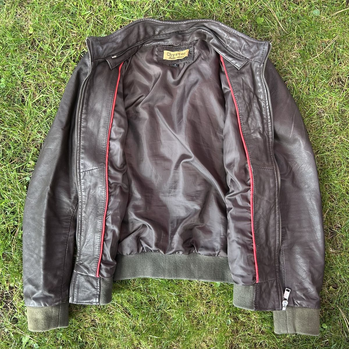 Vestes: Vintage Chyston brown Leather Jacket  – D'occasion à brent par fukusapes 2