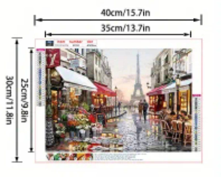 Kit bricolage: Diamond Painting Paris 30x40cm – Nuovo e nell'imballaggio originale da Aarau venduto da ozgysi