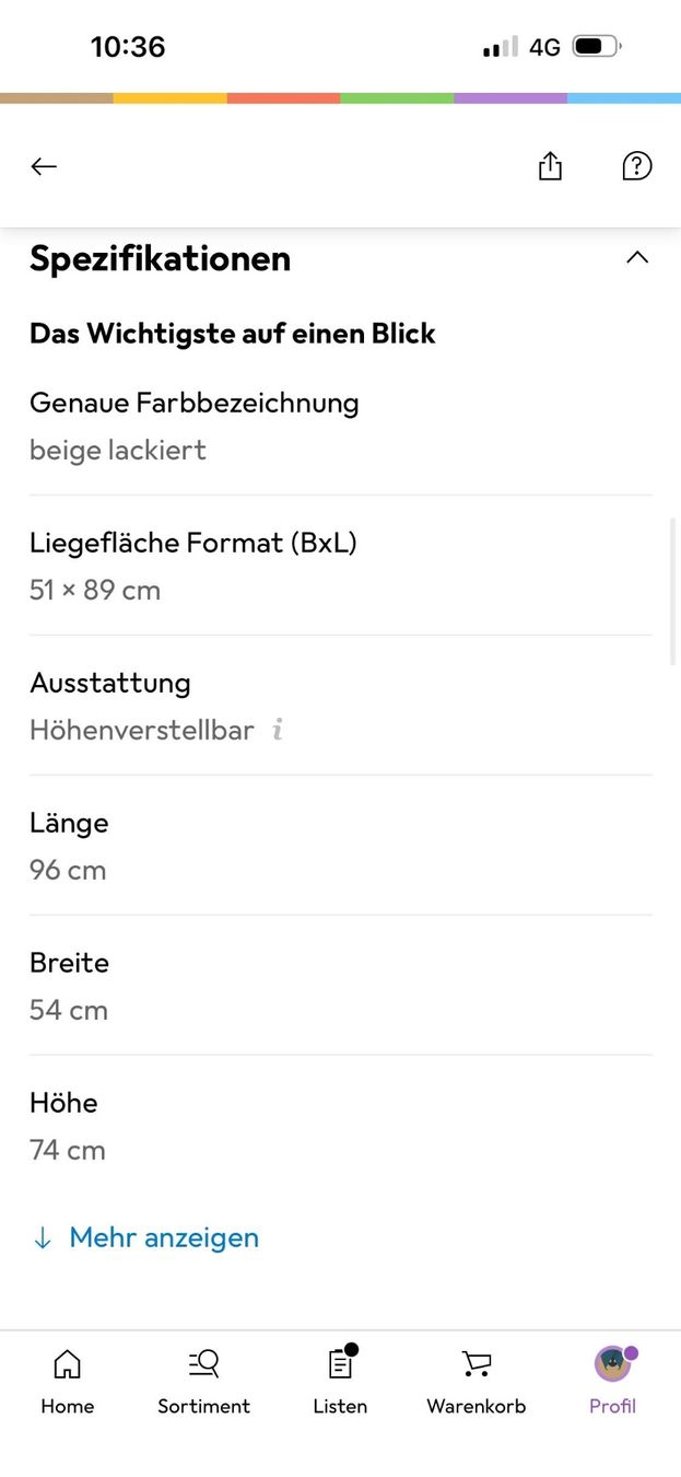 Lits: Baby Beistellbett – D'occasion à Ottenbach par ale_mp9z 3
