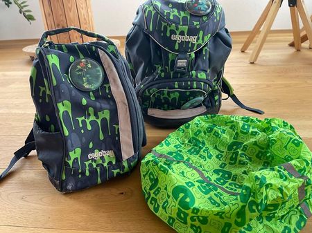 Ergobag Schulrucksack Set, gebraucht, ideal für Schulstart!