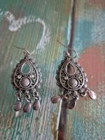 4 paires de boucles d'oreilles pendantes boehme