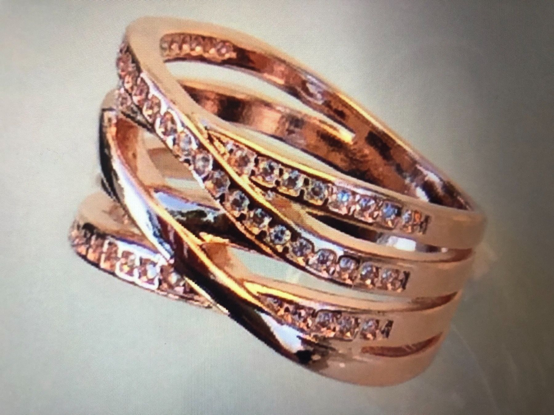 Ringe: Eleganter Rosagold/Silber Damenring – Neu (gemäss Beschreibung) aus Wald ZH von mlnt 3