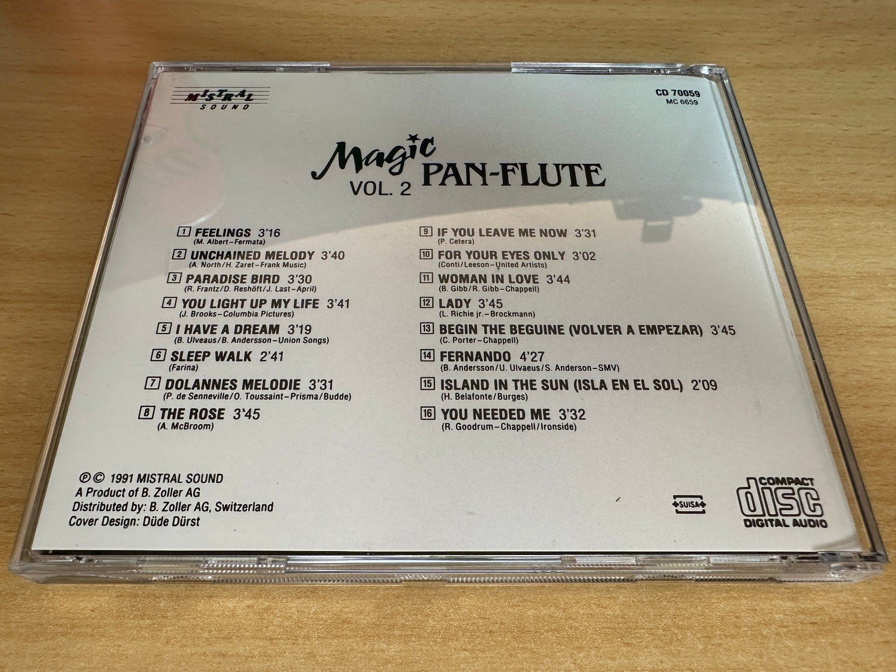 CDs: V1 Unknown Artist – Magic Pan-Flute Vol. 2 – Gebraucht aus Rikon im Tösstal von Alpenmutz 1