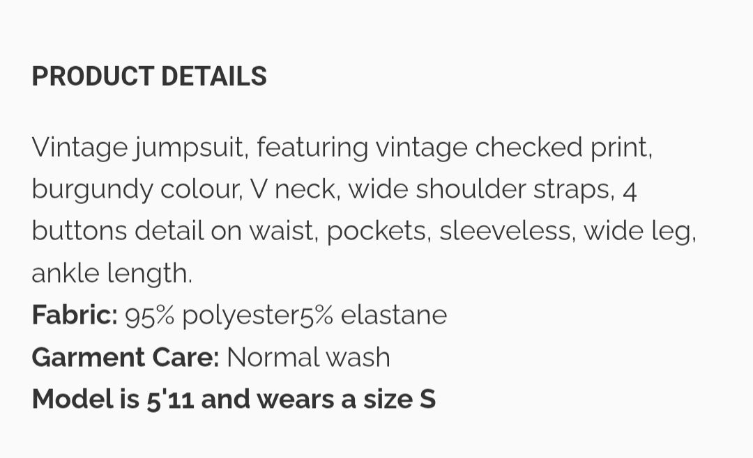 Jumpsuits: Voodoo Vixen Jumpsuit Gr. M Neu – Neu und originalverpackt aus Zürich von stefanella 1