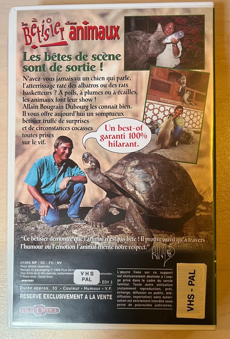 Tutti i VHS: Le bêtisier des animaux – Usato da Dombresson venduto da joe_7p65 1
