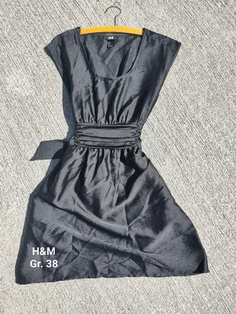 H&M Kleid Schwarz Gr. 38