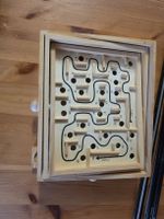 Jeu de labyrinthe en bois sans billes état correct