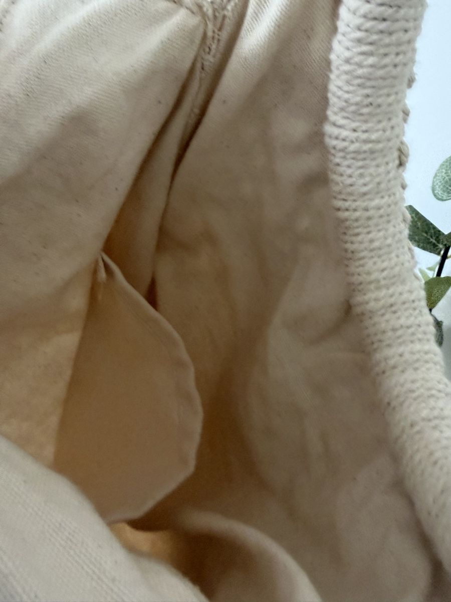 Borse da donna: Sac filet crocheté beige franges boho – Usato da La Chaux-de-Fonds venduto da Sabinchenn 2