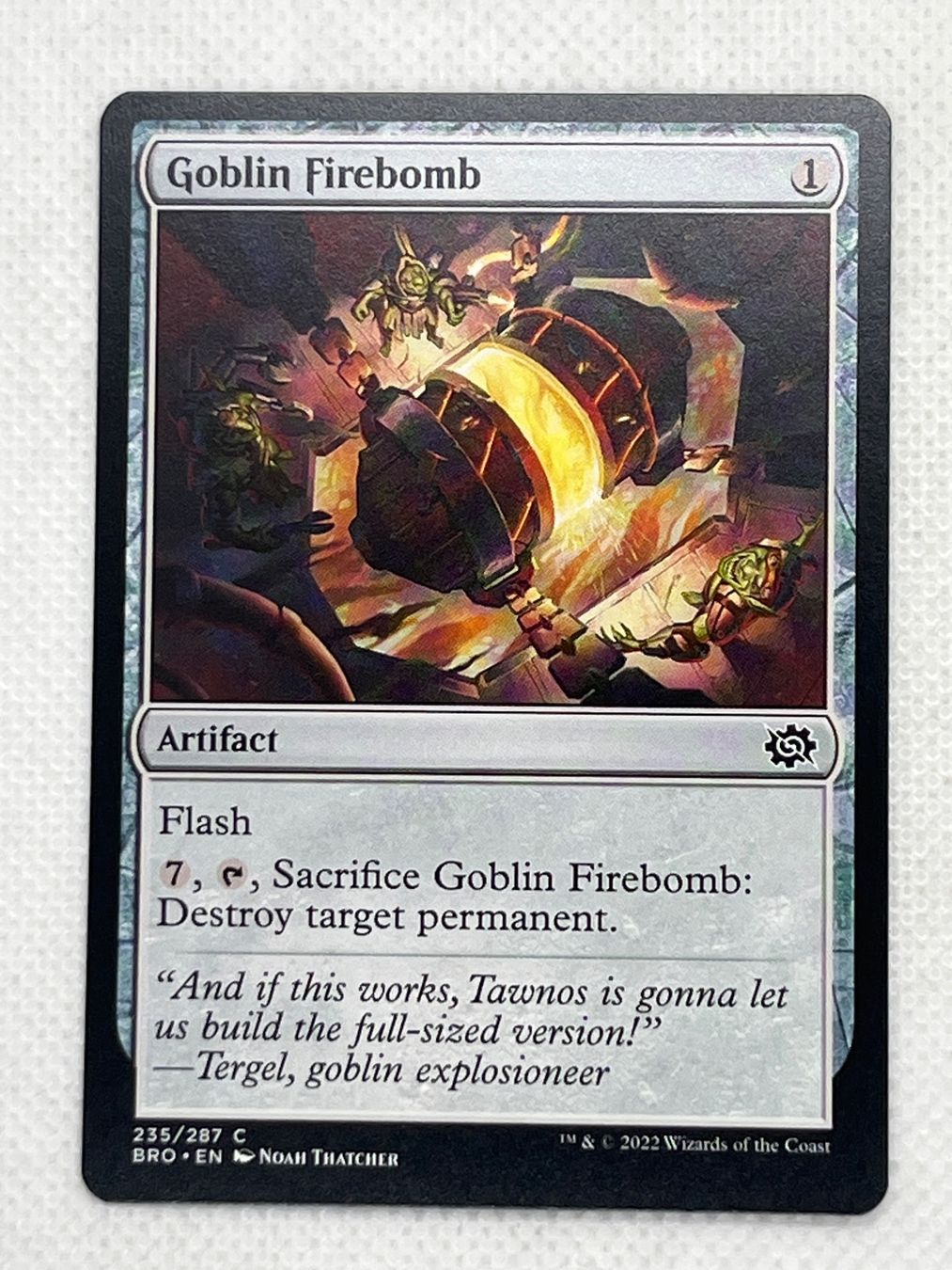Magic The Gathering Carte collezionabili: MTG Goblin Firebomb BRO 235 Englisch Common – Usato da Hinterkappelen venduto da Kim1992