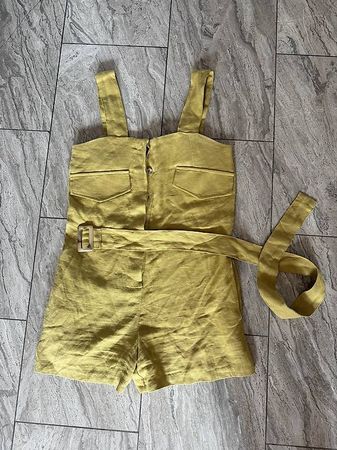 Vintage mustard yellow Repeat play suit/ body suit size S