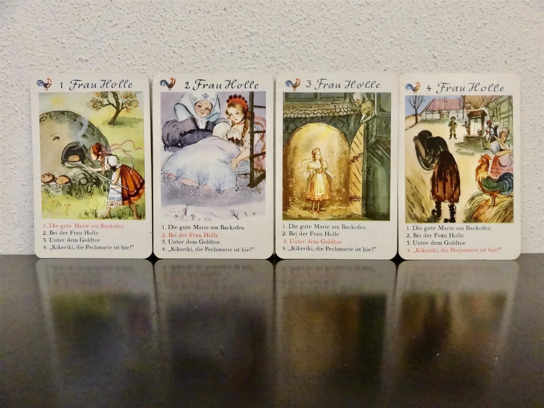Giochi: schönes altes Quartett MÄRCHEN – Usato da Kerzers venduto da wisaundso 9