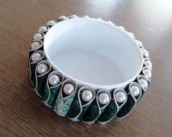 sehr schöne Dekoration selbstgebastelt aus Kaffeekapseln