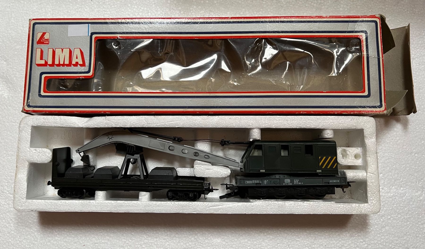 Lima Modellini di ferrovie: LIMA H0 Kranwagen DB – Usato da Rebstein venduto da keeljohnpirat