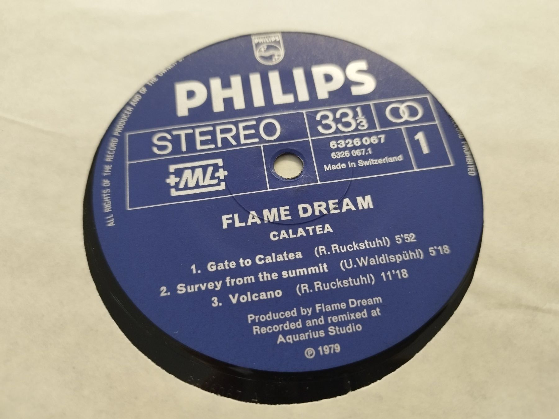 Dischi in vinile: Flame Dream - Calatea LP, Philips Stereo -CH- rar – Usato da Lupfig venduto da fred-feuerstein 2