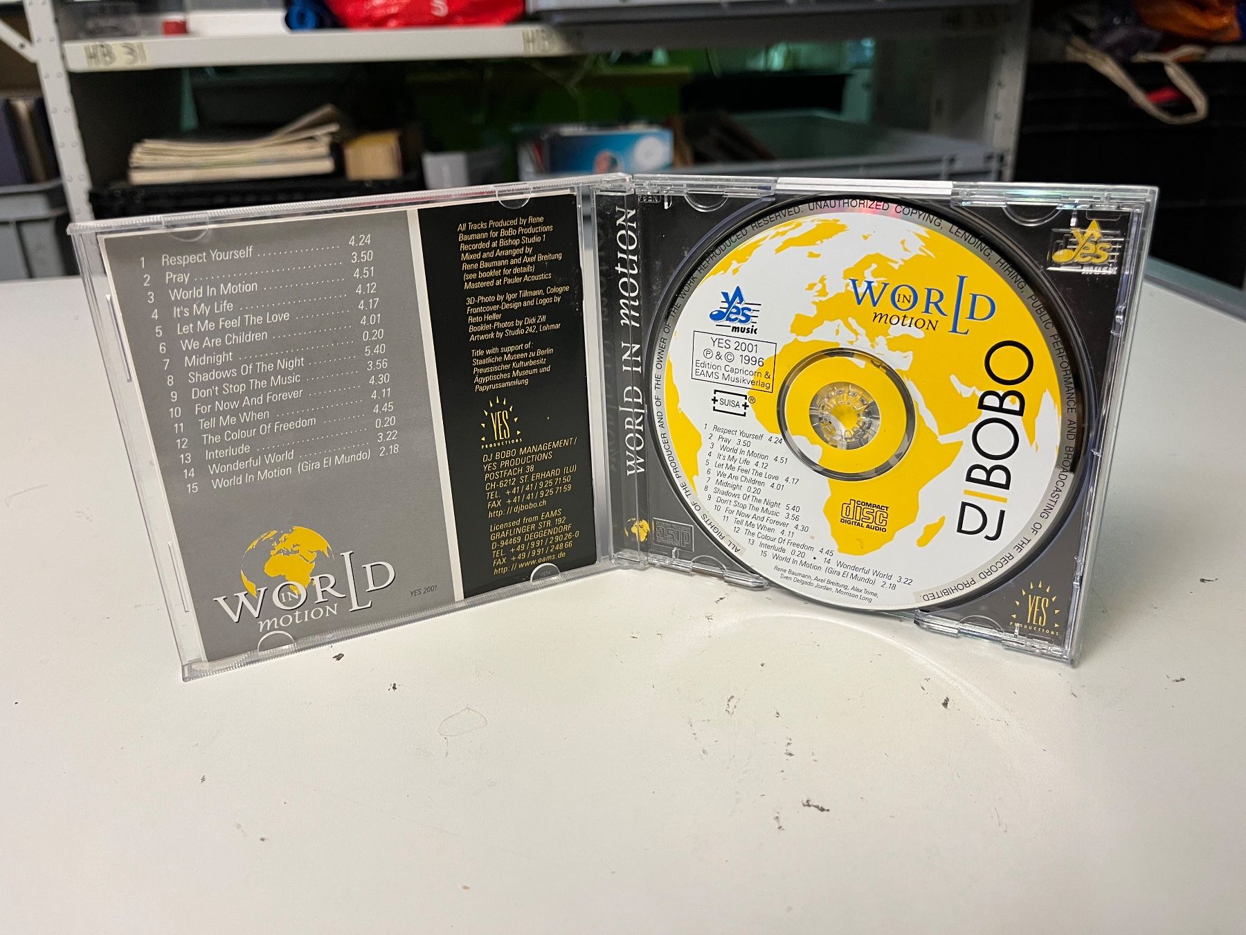 CD: DJ BoBo - World In Motion - SR13 – Usato da Küsnacht ZH venduto da Internetradio 2