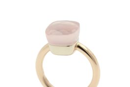 POMELLATO Nudo Classic Rosenquarz Grösse 50 18K Gold *S3322