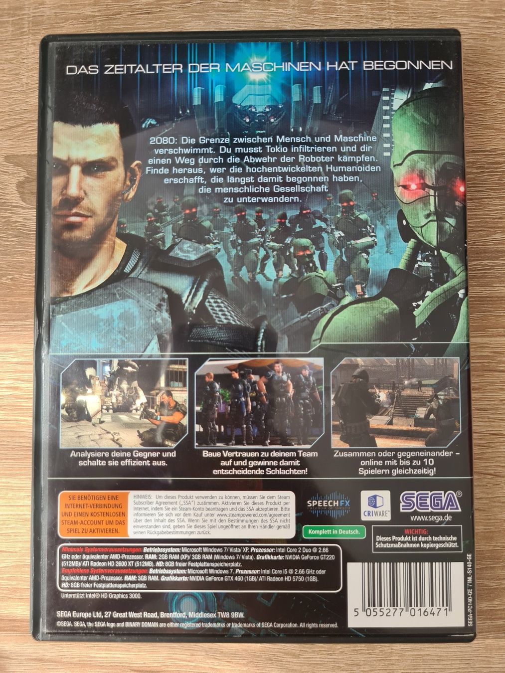 Jeux: Binary Domain (Multilanguage) - PC – D'occasion à Carouge GE par Franllo 1