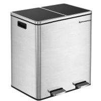 SONGMICS LTB60NL Mülleimer 2 x 30L
