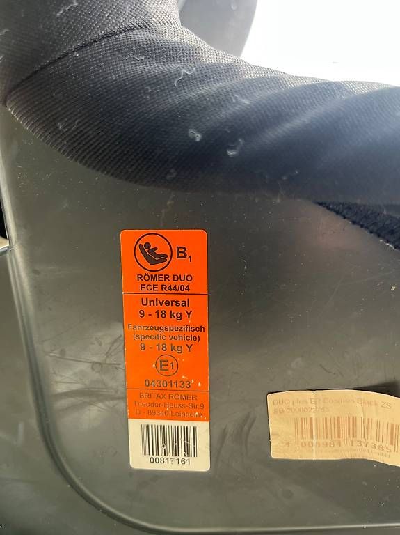 Seggiolini per auto: Kindersitz Römer Duo plus ISOFIX – Usato da Chur venduto da mal2000 2