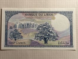 Libanon 100 Livres Banknote 1988 unc
