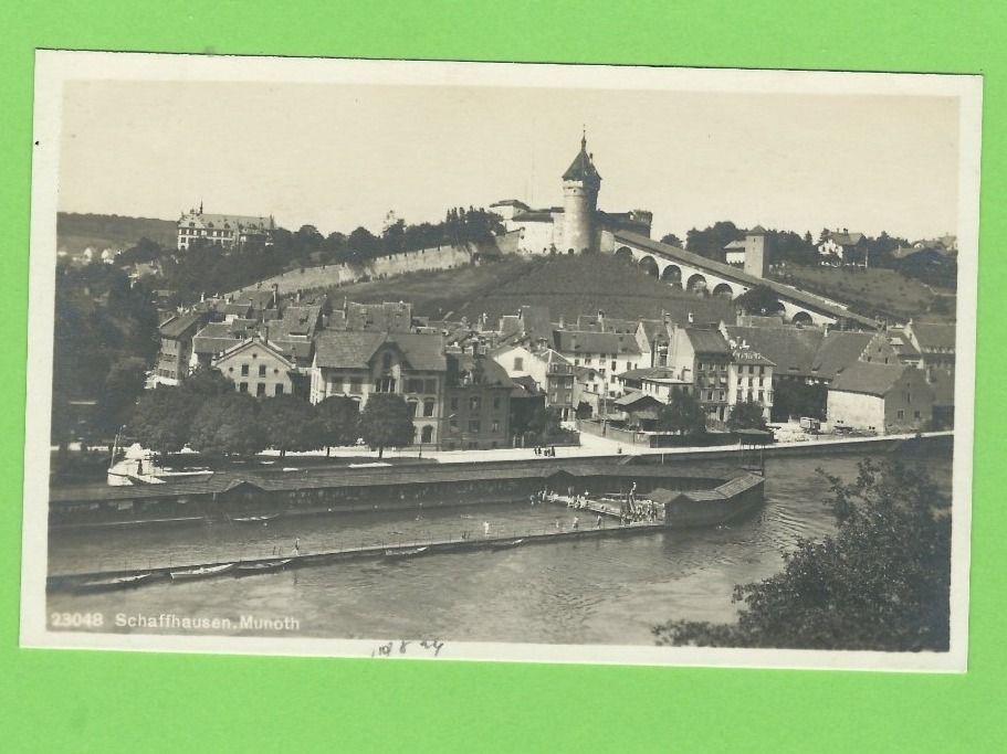 Cartoline postali: Schaffhausen  Munot – Nuovo (secondo la descrizione) da Zürich venduto da t24_de